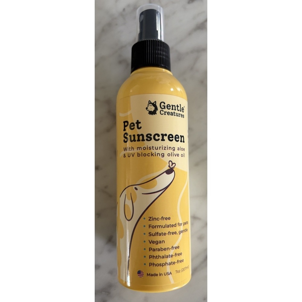 Gentle Creatures Dog Pet Sunscreen SPF 30+ Skin Moisturizer Vitamin E Olive Oil